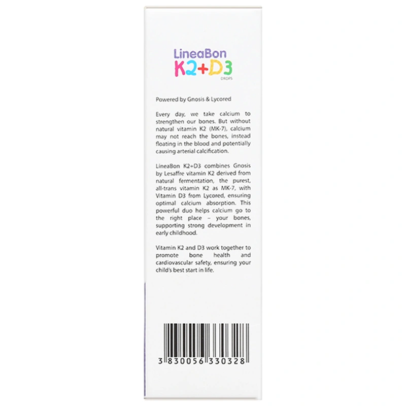 LineaBon K2 + D3 hỗ trợ giảm nguy cơ loãng xương chai 10ml - 4